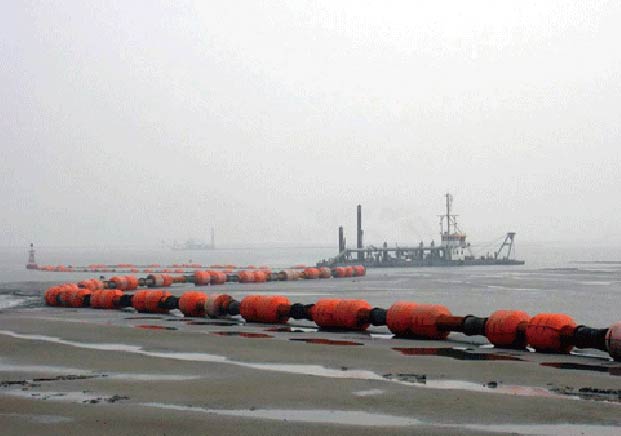 秦皇島經濟技術開發區山海關港首秦公司出海口基地回填工程施工一標段