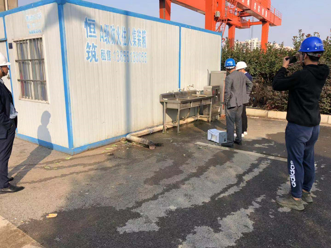 合軌4號線TJ03標項目指揮部聯合監理單位對項目部生活區消防及用電開展專項檢查